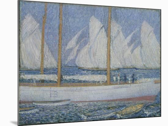 A Procession of Yachts-Philip Wilson Steer-Mounted Giclee Print