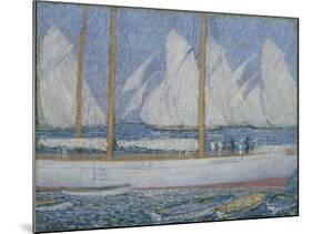 A Procession of Yachts-Philip Wilson Steer-Mounted Giclee Print