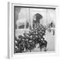 A Procession Passing Through the Delhi Gate, Lahore, Pakistan, 1913-HD Girdwood-Framed Giclee Print