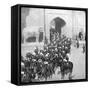 A Procession Passing Through the Delhi Gate, Lahore, Pakistan, 1913-HD Girdwood-Framed Stretched Canvas