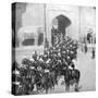 A Procession Passing Through the Delhi Gate, Lahore, Pakistan, 1913-HD Girdwood-Stretched Canvas