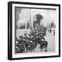 A Procession Passing Through the Delhi Gate, Lahore, Pakistan, 1913-HD Girdwood-Framed Giclee Print