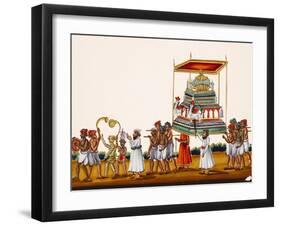 A Procession, Possibly for Muharram in South India, from Thanjavur, India-null-Framed Giclee Print