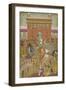 A Procession Scene with Musicians, from a copy of the Padshanama, Mughal period, mid 17th century-Mughal School-Framed Giclee Print