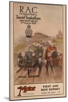 A Programme for the Rac International Tourist Trophy Race, Belfast, Northern Ireland, 1929-null-Mounted Giclee Print