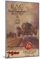 A Programme for the Rac International Tourist Trophy Race, Belfast, Northern Ireland, 1929-null-Mounted Giclee Print