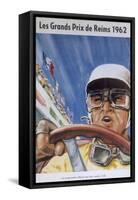 A Programme for the Reims Grand Prix, 1962-null-Framed Stretched Canvas