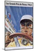 A Programme for the Reims Grand Prix, 1962-null-Mounted Giclee Print