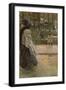 A Promenade by the Canal-Franz Skarbina-Framed Giclee Print