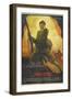 A Propaganda Poster Depicting an Italian (?) Soldier, Pointing-null-Framed Giclee Print