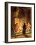 A prophet of God denounces the idolatry of Jeroboam - Bible-William Brassey Hole-Framed Giclee Print