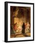 A prophet of God denounces the idolatry of Jeroboam - Bible-William Brassey Hole-Framed Giclee Print