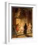 A prophet of God denounces the idolatry of Jeroboam - Bible-William Brassey Hole-Framed Giclee Print