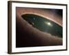 A Protoplanetary, or Planet-Forming, Disk Surrounding a Young Star-Stocktrek Images-Framed Photographic Print