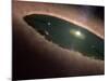 A Protoplanetary, or Planet-Forming, Disk Surrounding a Young Star-Stocktrek Images-Mounted Photographic Print