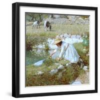 A Provencal Stream, C.1903-Henry Herbert La Thangue-Framed Premium Giclee Print