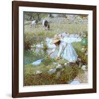 A Provencal Stream, C.1903-Henry Herbert La Thangue-Framed Giclee Print