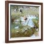 A Provencal Stream, C.1903-Henry Herbert La Thangue-Framed Giclee Print