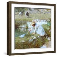 A Provencal Stream, C.1903-Henry Herbert La Thangue-Framed Giclee Print