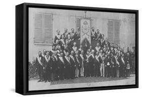 A Provincial French Masonic Lodge-null-Framed Stretched Canvas