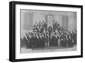 A Provincial French Masonic Lodge-null-Framed Giclee Print