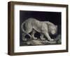 A Prowling Tiger (Pencil on Paper)-Elizabeth Pringle-Framed Premium Giclee Print