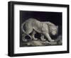 A Prowling Tiger (Pencil on Paper)-Elizabeth Pringle-Framed Premium Giclee Print