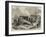 A Prussian Battery before Paris-null-Framed Giclee Print