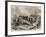 A Prussian Battery before Paris-null-Framed Giclee Print