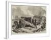 A Prussian Battery before Paris-null-Framed Giclee Print