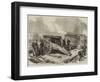 A Prussian Battery before Paris-null-Framed Giclee Print