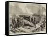 A Prussian Battery before Paris-null-Framed Stretched Canvas