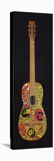 A Psychedelic Guitar, Possibly Used by Eric Clapton When He Played in the Band 'Cream' Circa 1967-null-Stretched Canvas