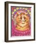 A Psychotic Cat-Louis Wain-Framed Giclee Print