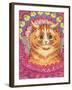 A Psychotic Cat-Louis Wain-Framed Giclee Print