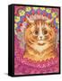 A Psychotic Cat-Louis Wain-Framed Stretched Canvas