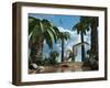 A Pterosaur Flying Reptile Lands Next to Some Carrion-Stocktrek Images-Framed Photographic Print