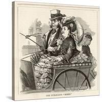 A Publican and His Wife in an Open Carriage-null-Stretched Canvas