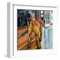 A Pug's View-Kathryn Wronski-Framed Art Print