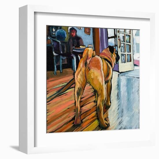 A Pug's View-Kathryn Wronski-Framed Art Print