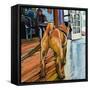 A Pug's View-Kathryn Wronski-Framed Stretched Canvas