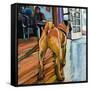 A Pug's View-Kathryn Wronski-Framed Stretched Canvas