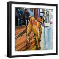 A Pug's View-Kathryn Wronski-Framed Art Print