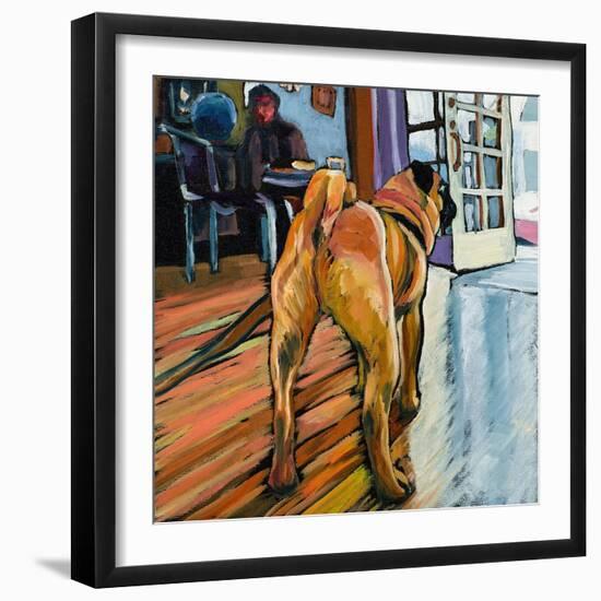 A Pug's View-Kathryn Wronski-Framed Art Print