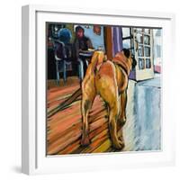 A Pug's View-Kathryn Wronski-Framed Art Print