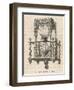 A 'Pulpit' Hourglass-null-Framed Art Print