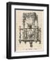 A 'Pulpit' Hourglass-null-Framed Art Print