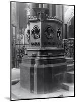 A Pulpit in Westminster Abbey, London-Frederick Henry Evans-Mounted Photographic Print