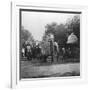 A Punjabi Princess in an Elephant Procession, Delhi, India, 1900s-H & Son Hands-Framed Giclee Print