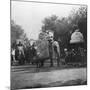A Punjabi Princess in an Elephant Procession, Delhi, India, 1900s-H & Son Hands-Mounted Giclee Print